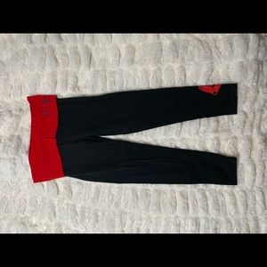 VS PINK MLB Boston Red Sox Yoga Pants Medium